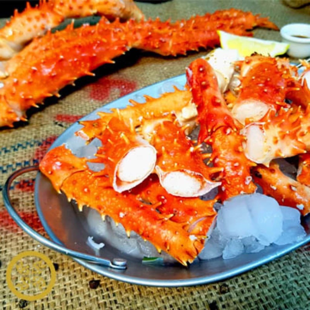 King Crab Leg Cut, Cooked, Frozen