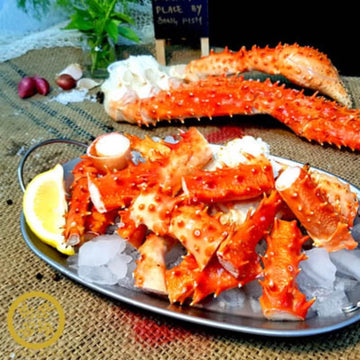 King Crab Leg Cut, Cooked, Frozen